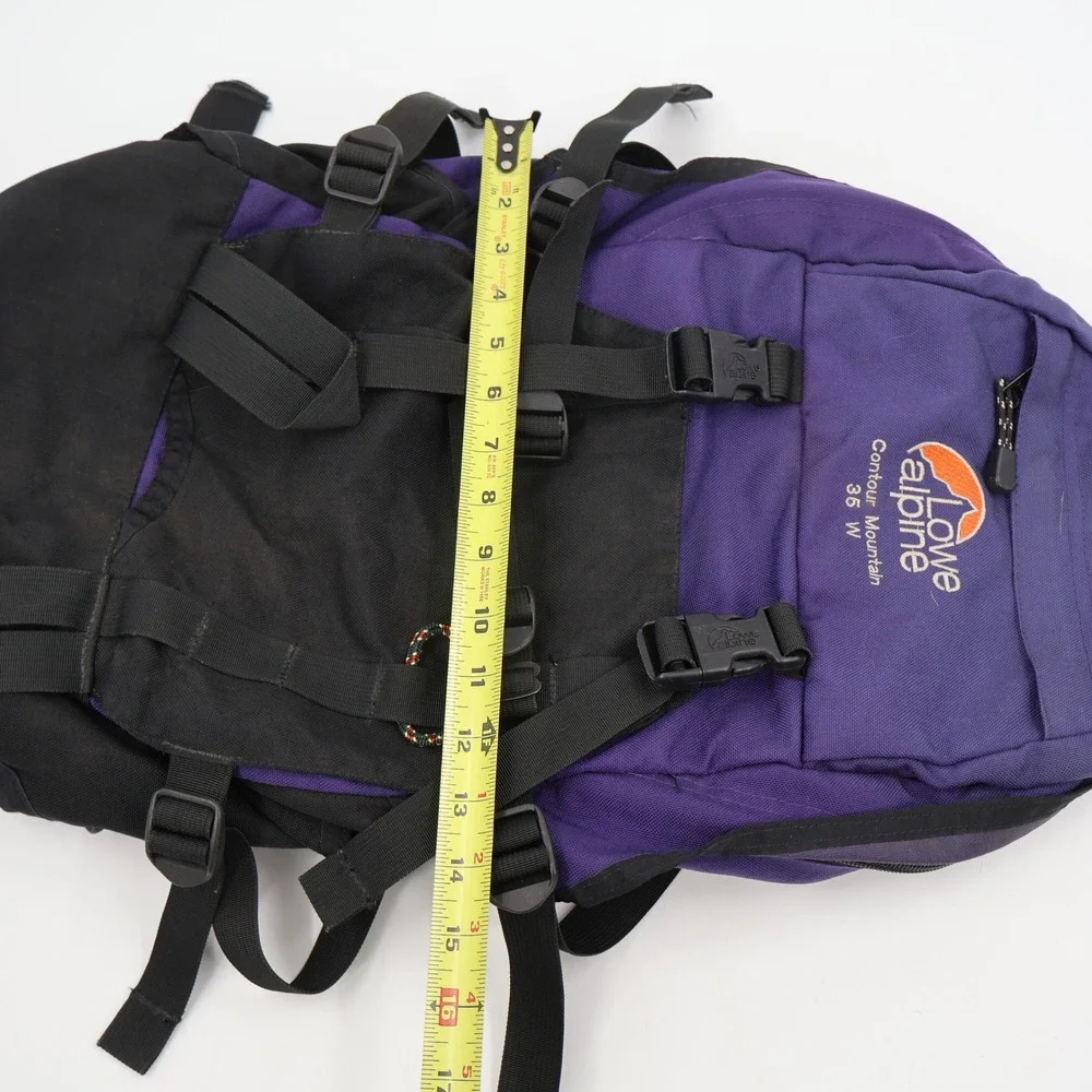 Lowe Alpine Contour Mountain 35 W Backpack Unisex Large Purple Black Vintage